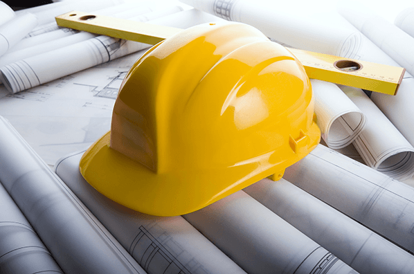 Two Tone Contracting Hard Hat